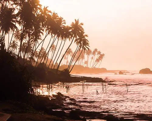 sri lanka sunset